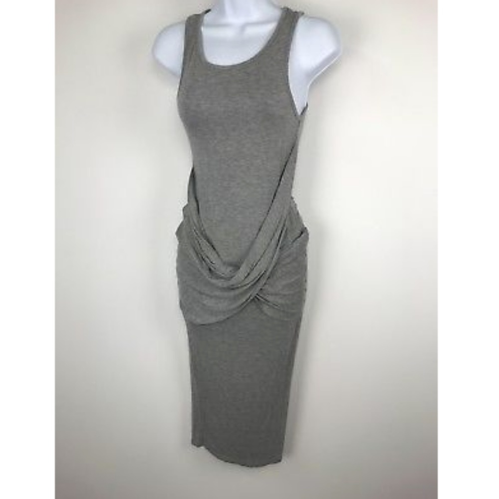 KTOO Jersy Body Con Maxi Dress